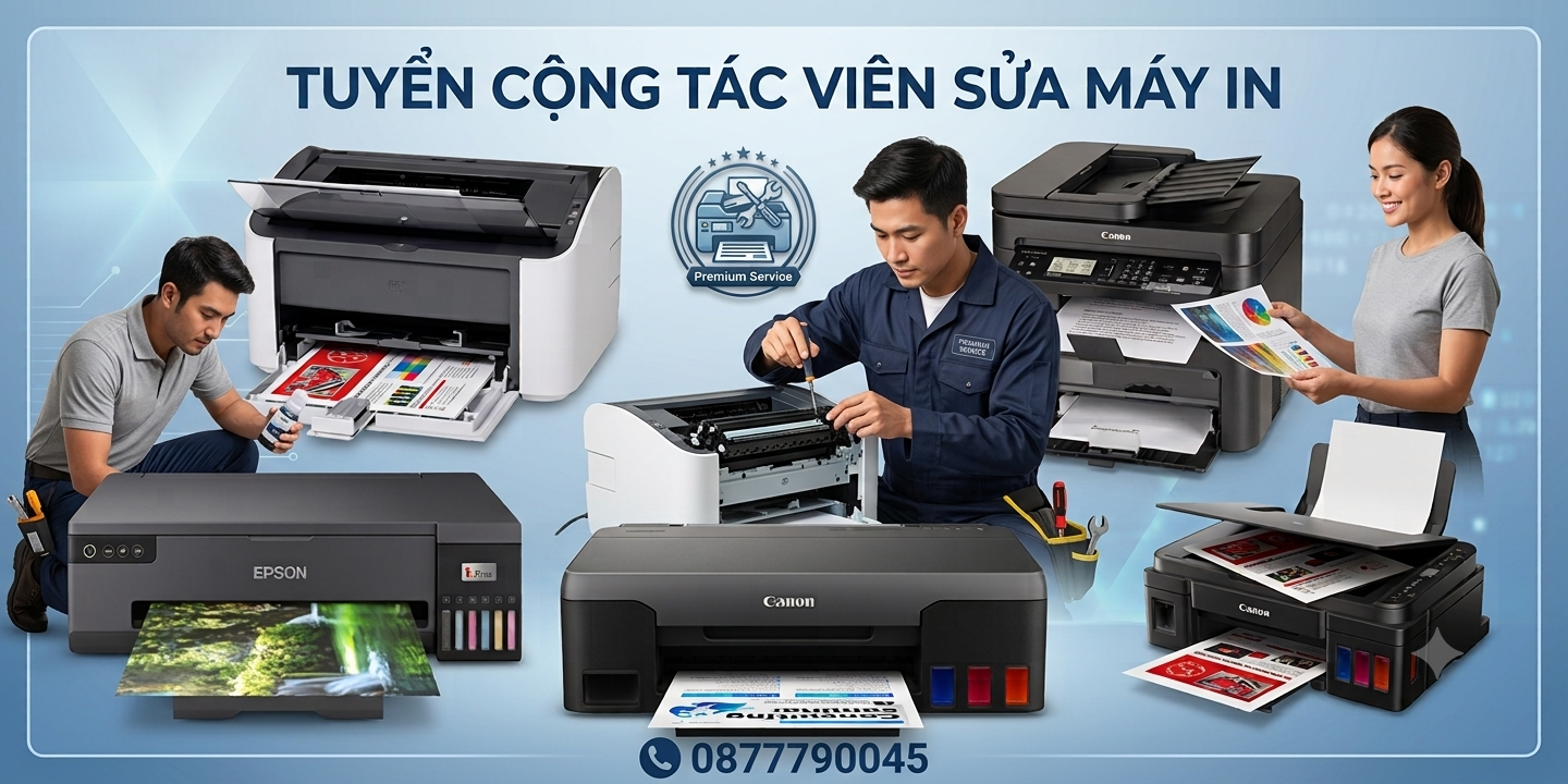 tuyển cộng tác viên sửa máy in