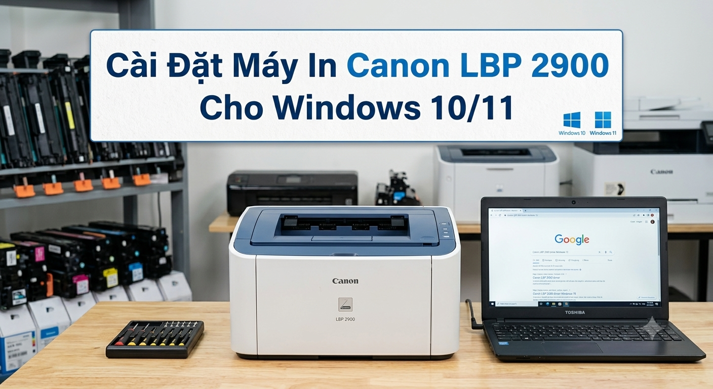 Cài Đặt Máy In Canon LBP 2900 Cho Windows 10/11