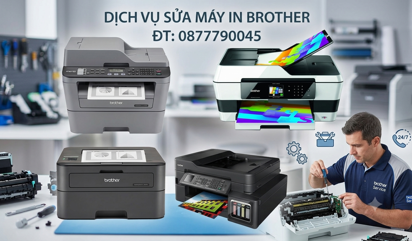 sửa máy in brother